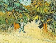 Vincent Van Gogh Entrance to the Public Park in Arles oil